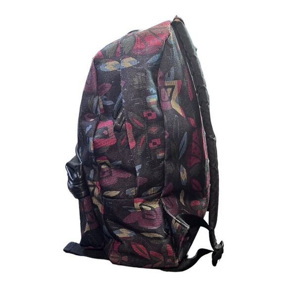 VANS BackPack BookBag Back To School Abstract Floral Leather Accent main image 6